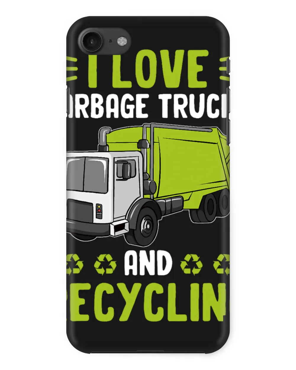 I Love Garbage Trucks And Recycling Earth Day Environment