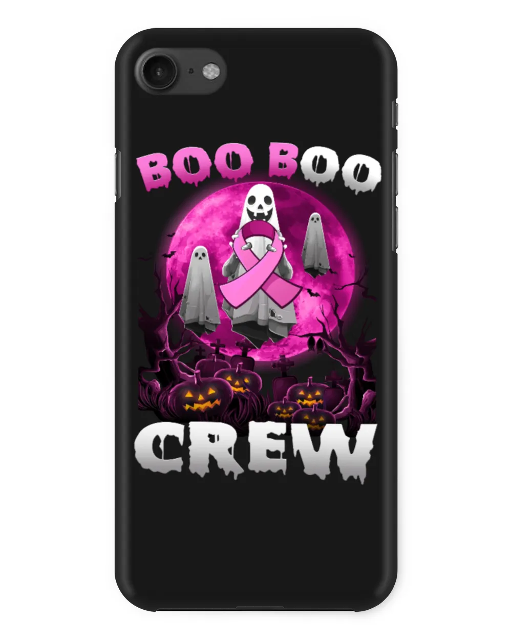Breast Cancer BOO BOO CREW Halloween Cancer Survivor