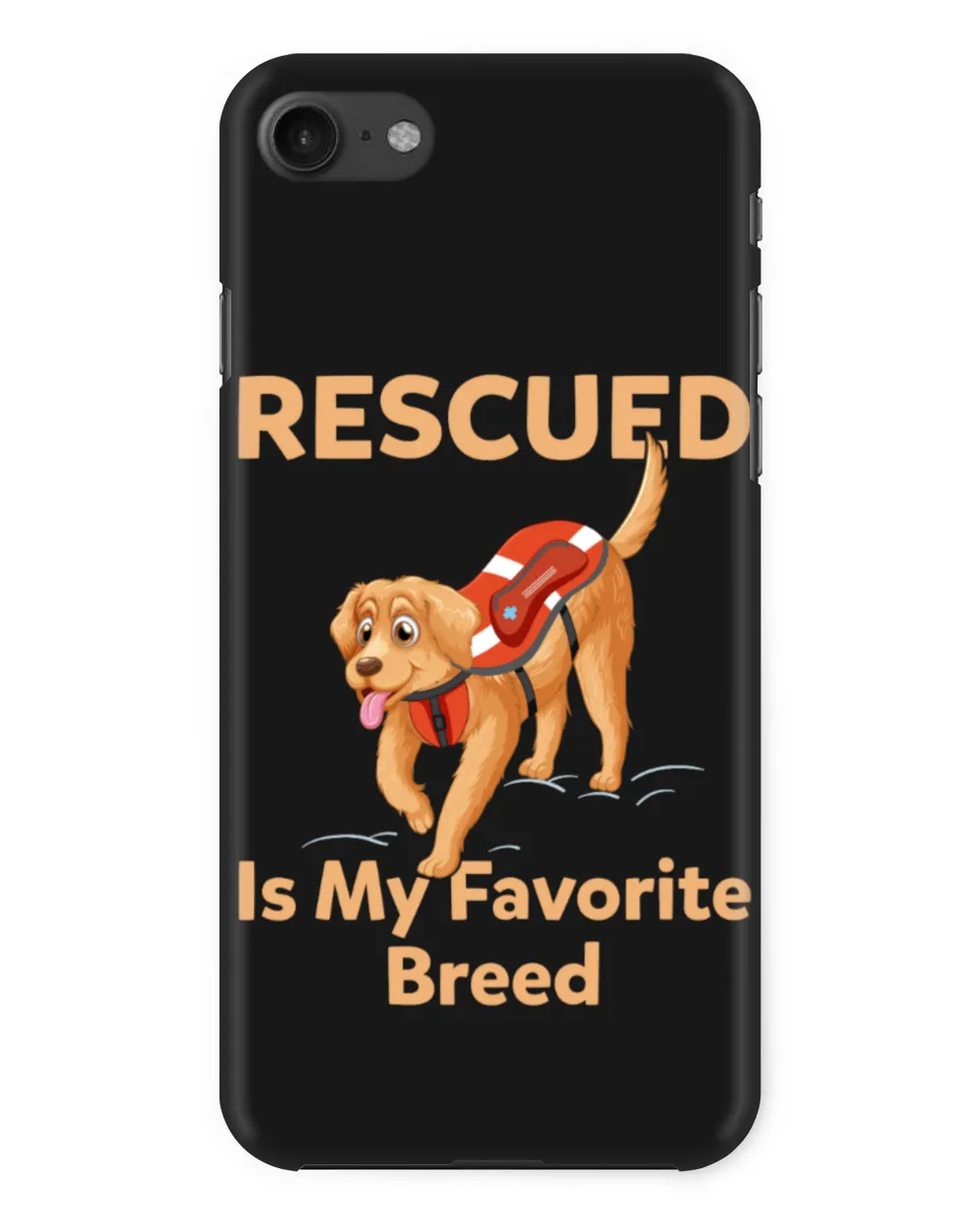 Rescued Is My Favorite Breed Personalized Grandpa Grandma Mom Sister For Dog Lovers