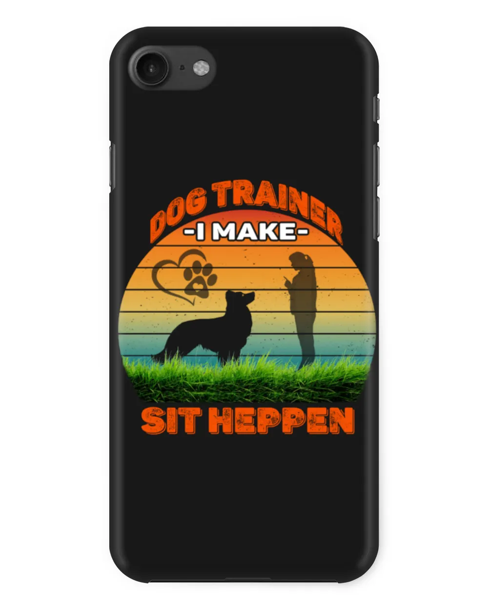 Samoyed Dog-Dog Trainer I Make Sit Heppen Personalized Grandpa Grandma Mom Sister For Dog Lovers