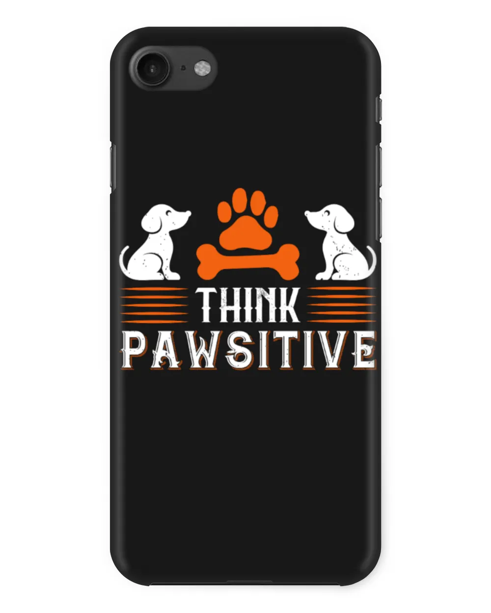 Think Pawsitive Dog Lover Personalized Grandpa Grandma Mom Sister