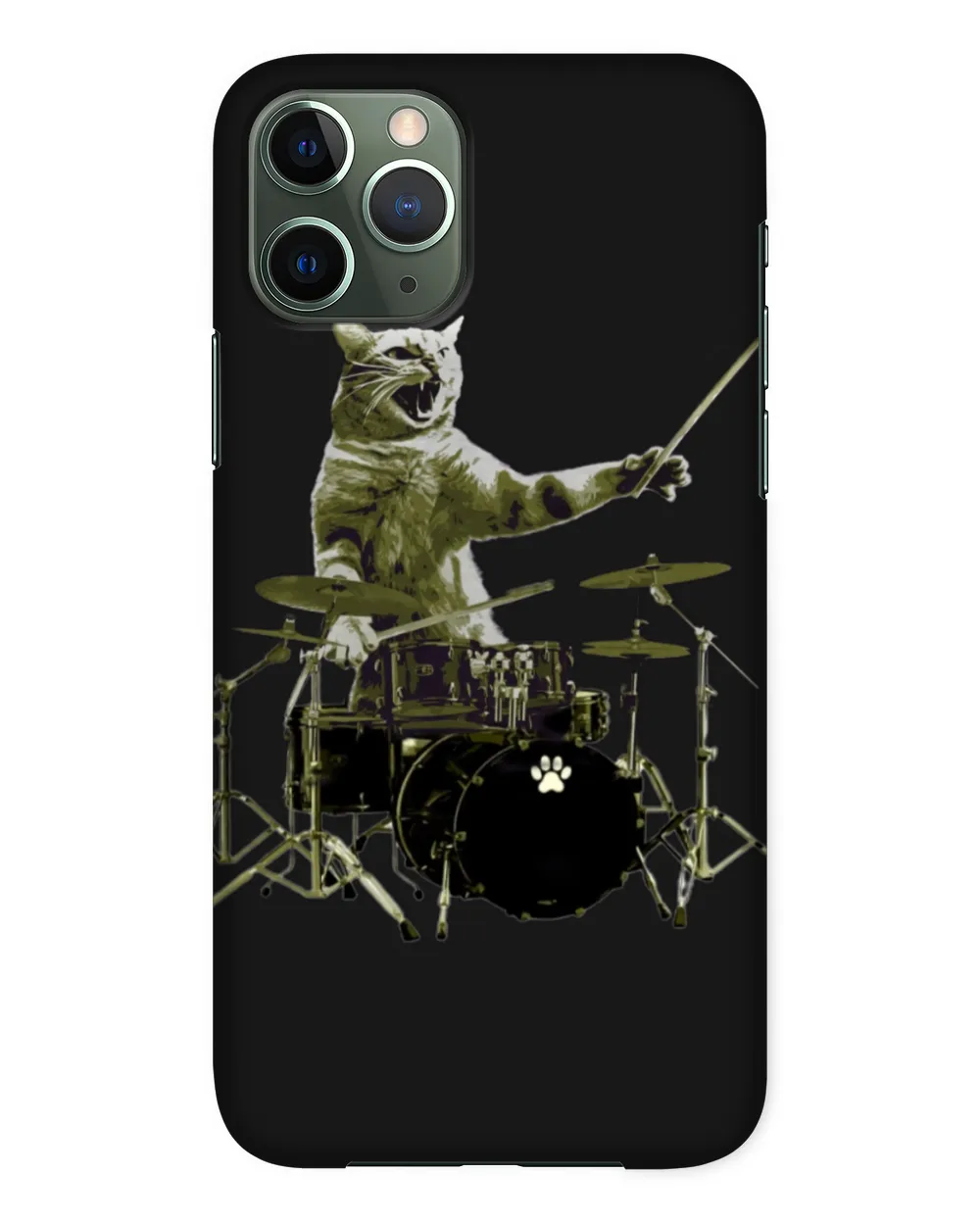 Cat with Drums