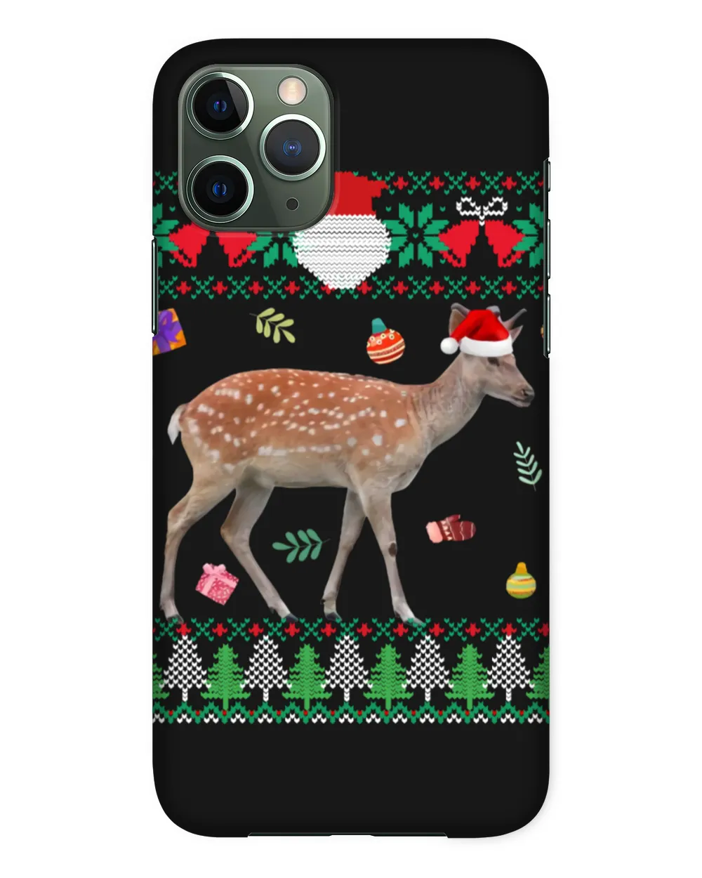 Christmas Animals Santa Deer