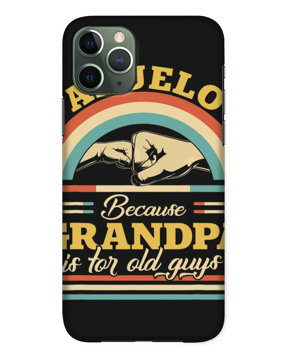 Abuelo Because Grandpa Is For Old Guys Men USA Flag Grandpa