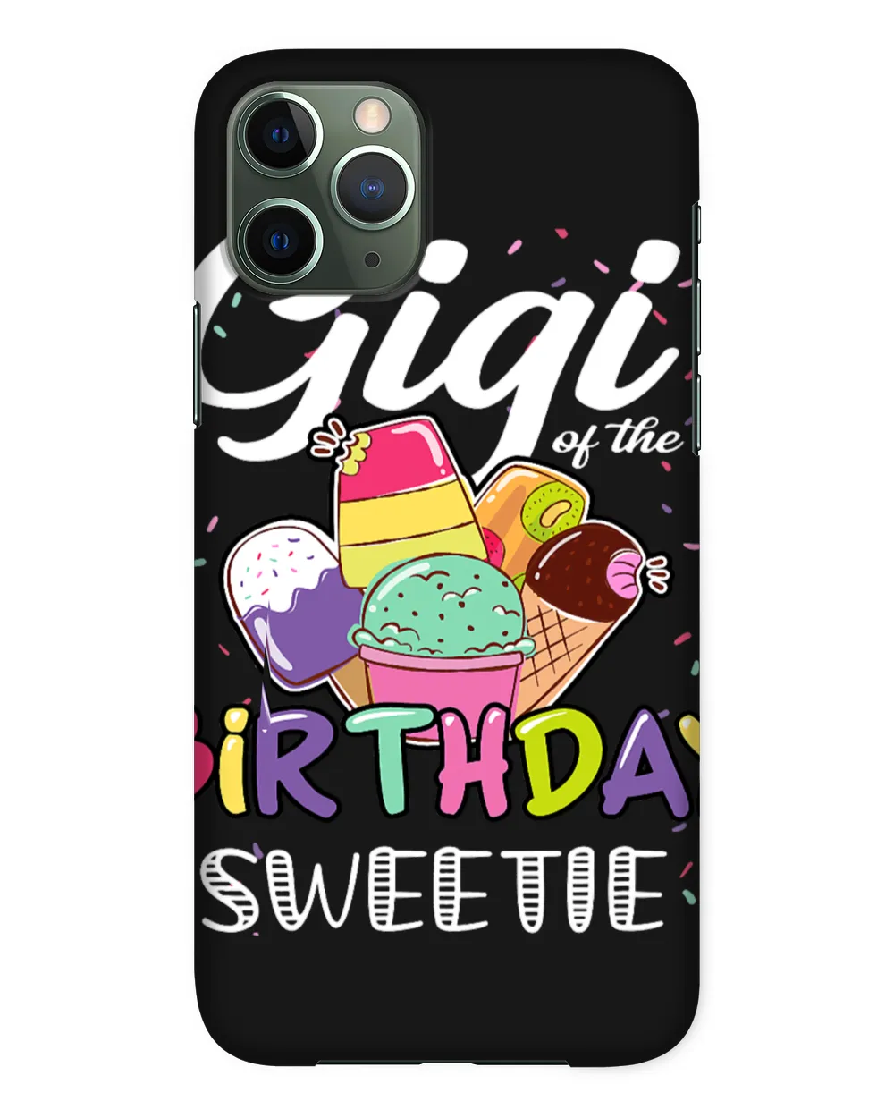 Cute Grandma Gigi Of Birthday Sweetie Boy Girl Kids Men
