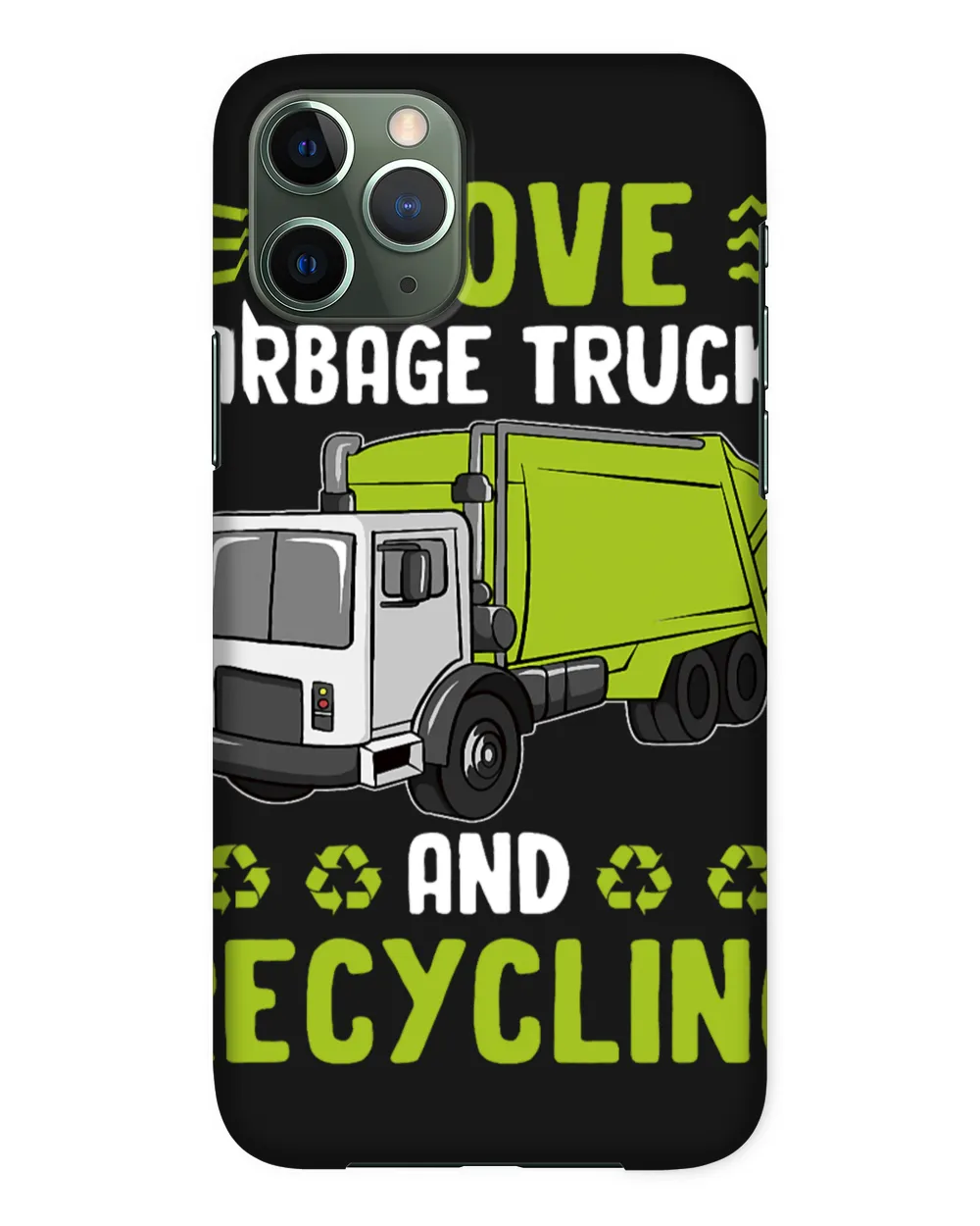 I Love Garbage Trucks And Recycling Earth Day Environment