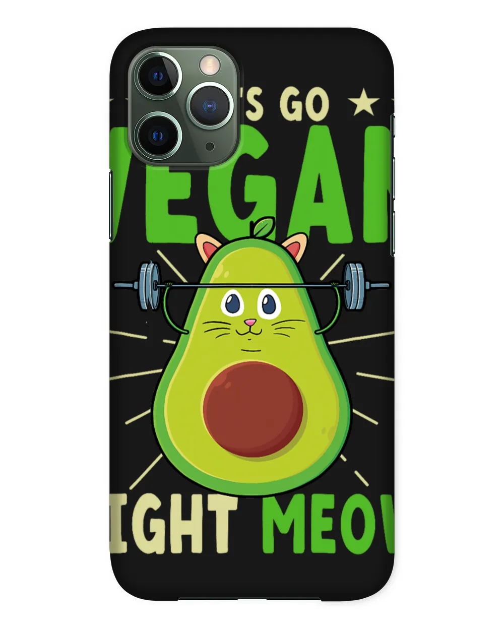 Lets Go Vegan Right Meow Workout Cat Fitness Vegetarian