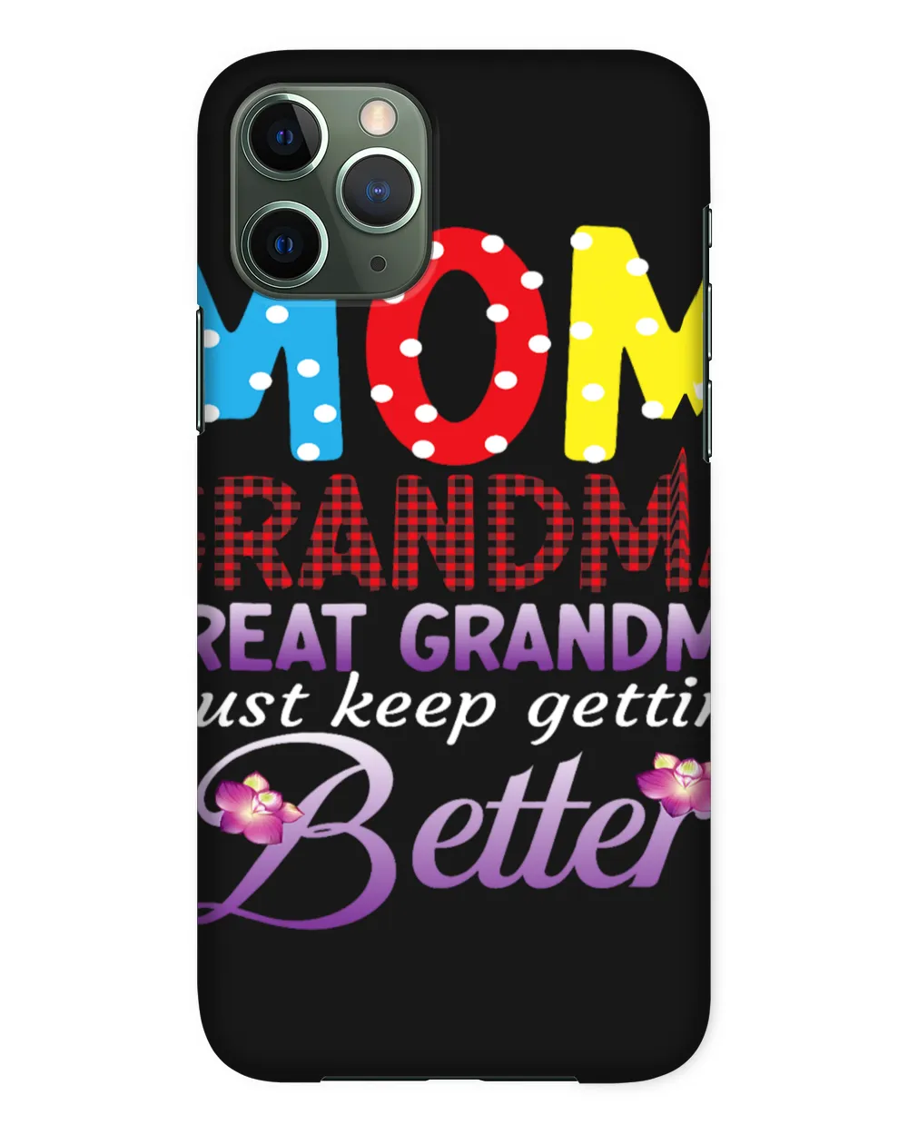 Mom GreatGrandma I Just Keep Getting Better Mothers Day 8