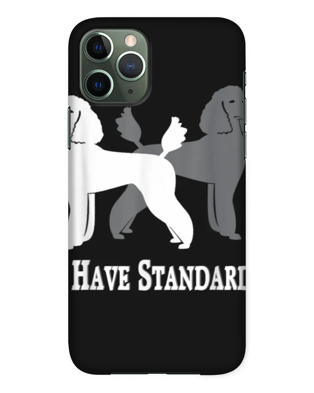I Have Standards NickerStickers Poodle Dog
