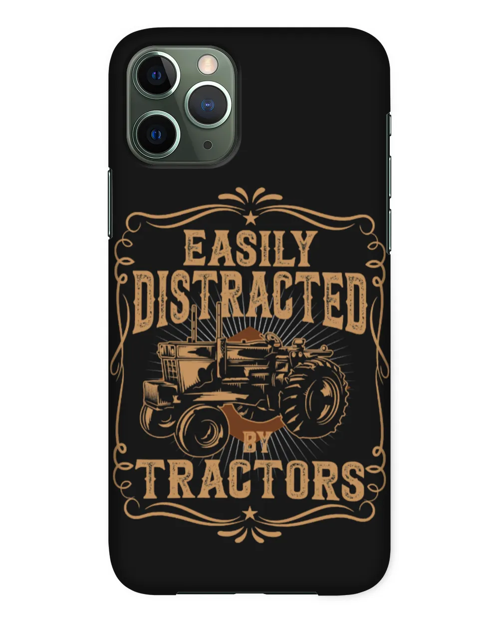 Tractor Easily Distracted By Tractors Fall Harvest Season Farmer 62 Tractor Driver