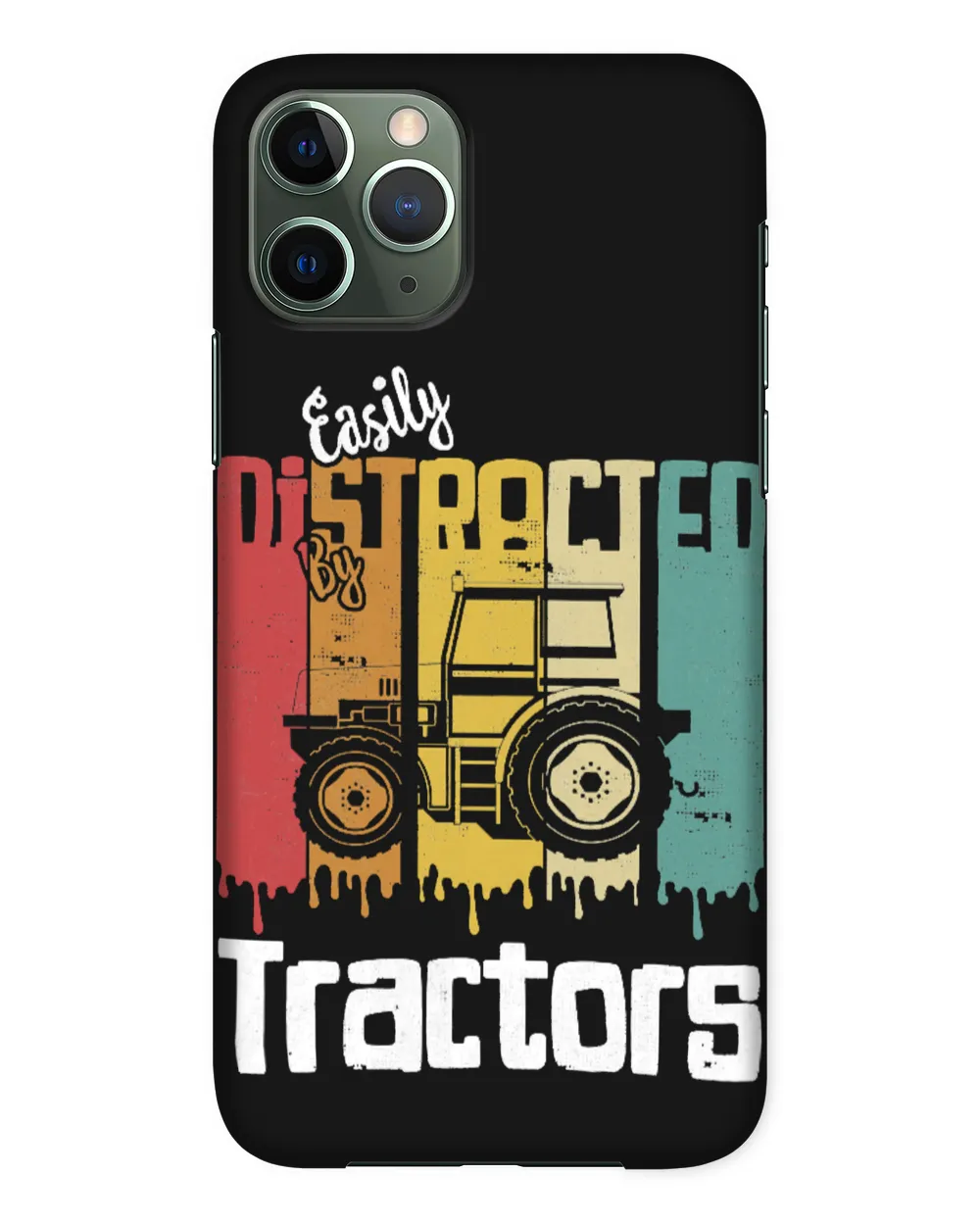 Tractor Easily Distracted By Tractors Retro Vintage Farmer 108 Tractor Farmer