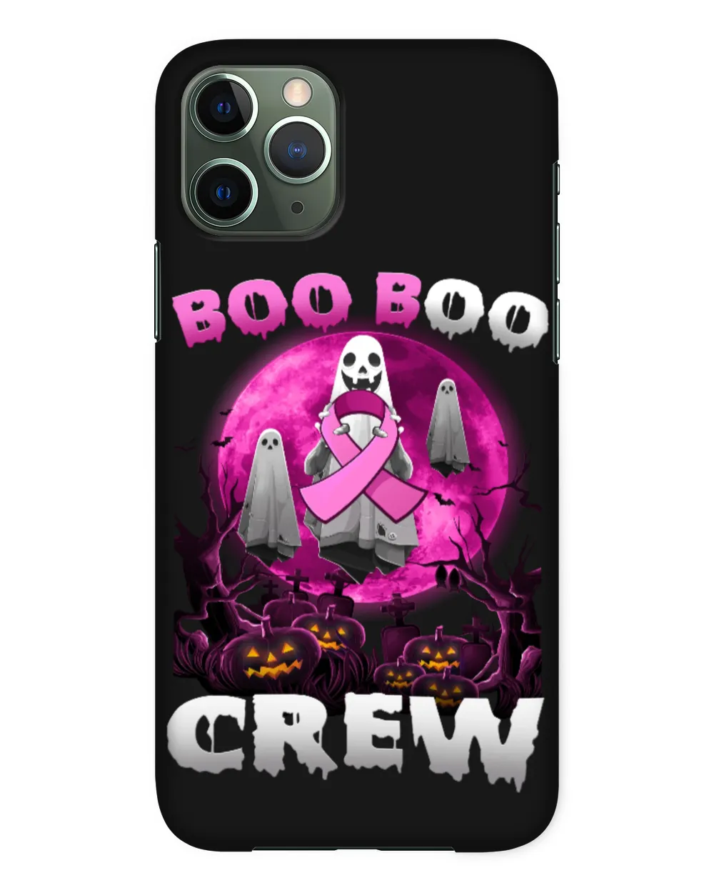Breast Cancer BOO BOO CREW Halloween Cancer Survivor