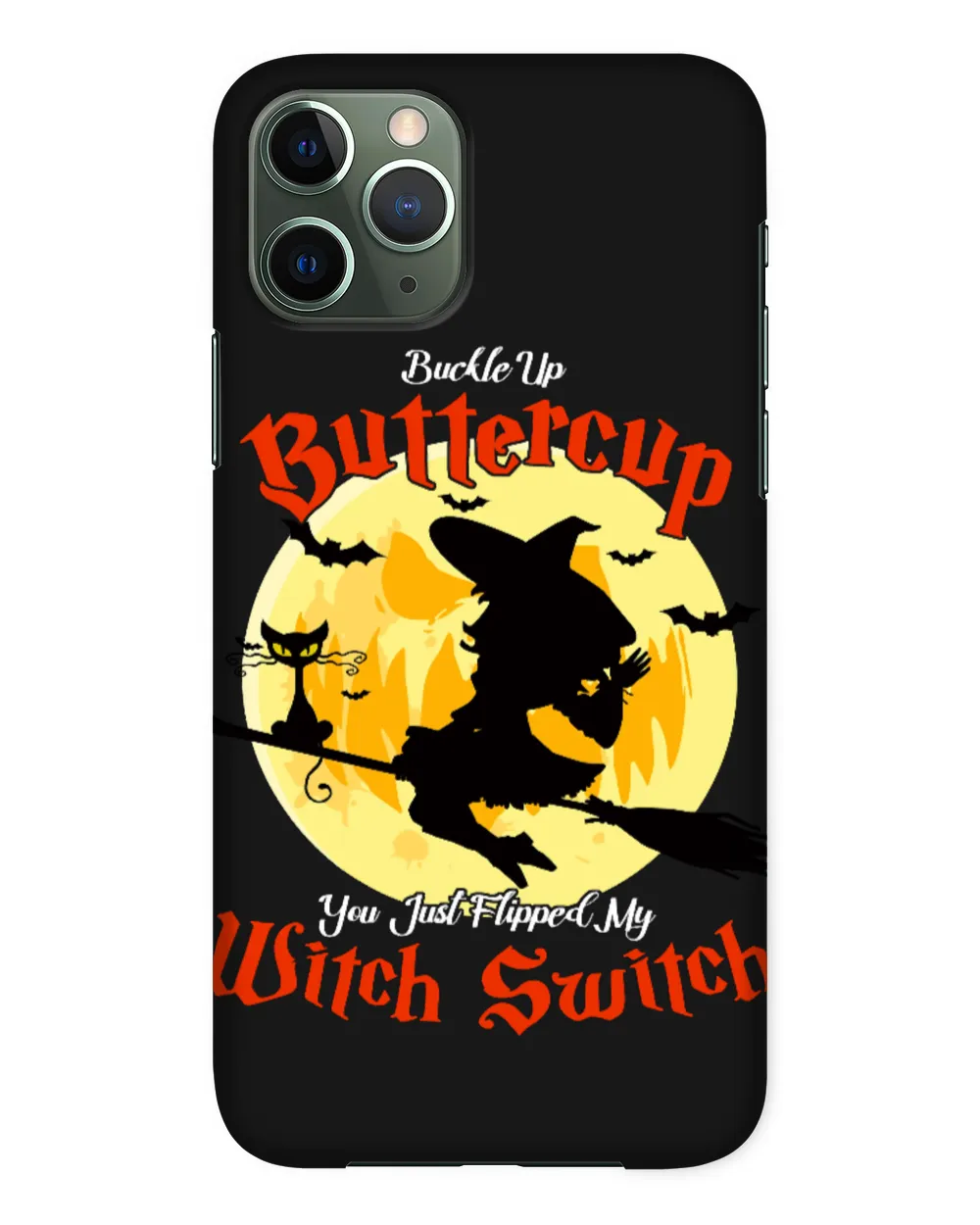 Black Cat Buckle Up Buttercup You Just Flipped Funny Halloween 559 Cat Lover