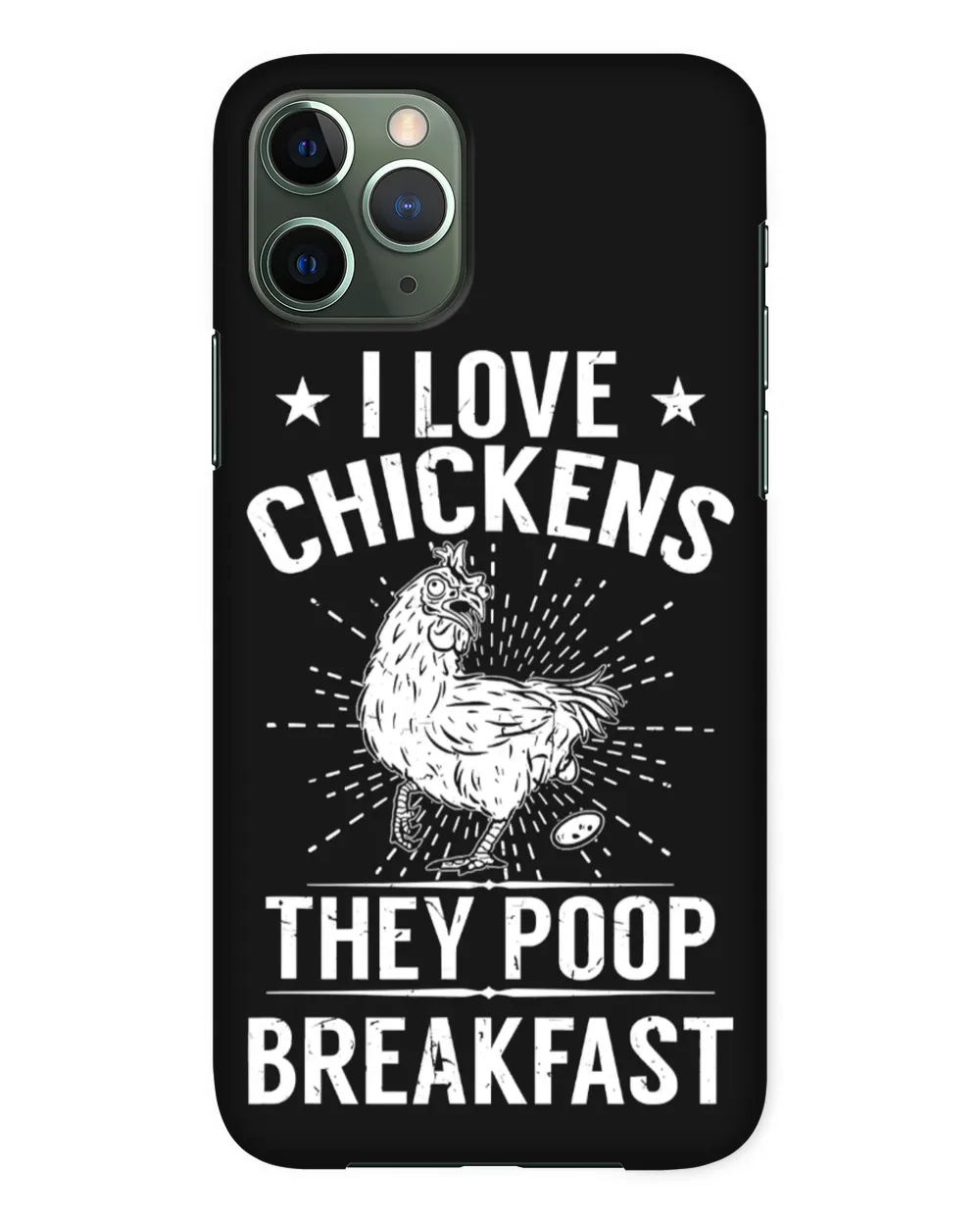 Chicken Lover I Love Chickens They Poop Breakfast 214 Hen Rooster