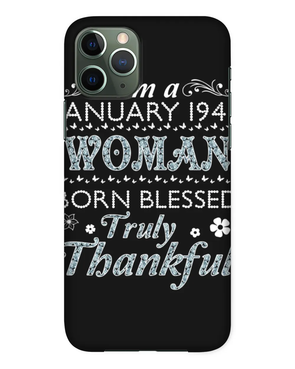 I M A January 1943 Woman Born Blessed Truly Thankful Happy