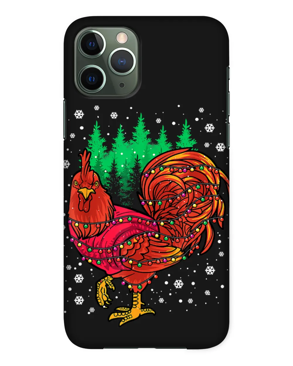 Chicken Rooster Christmas Lights Funny Chicken Ugly Xmas Sweater 425 Hen Rooster