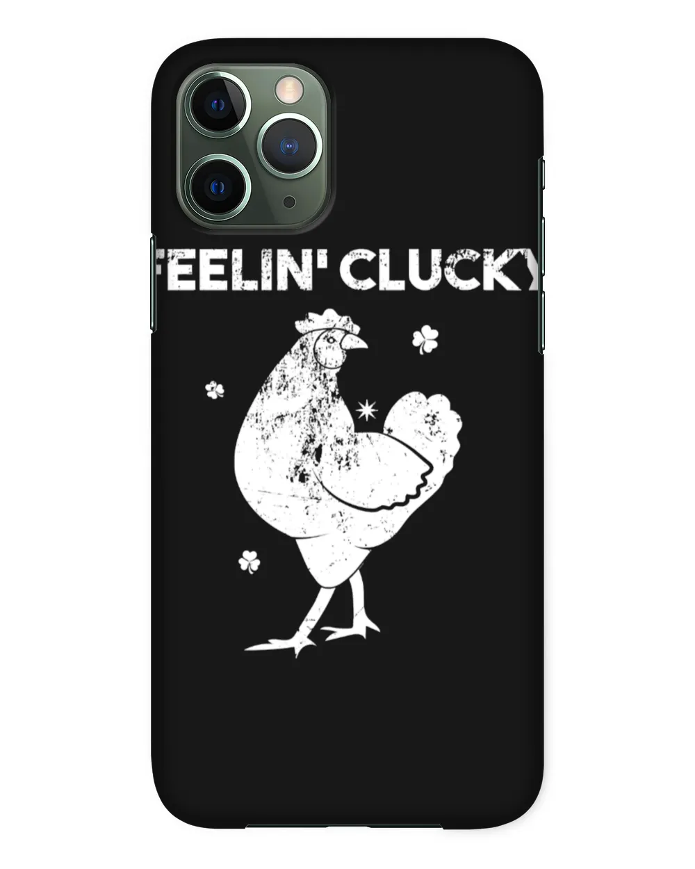Chicken St Patricks Day Feelin Clucky Chicken Lucky 187 Hen Rooster