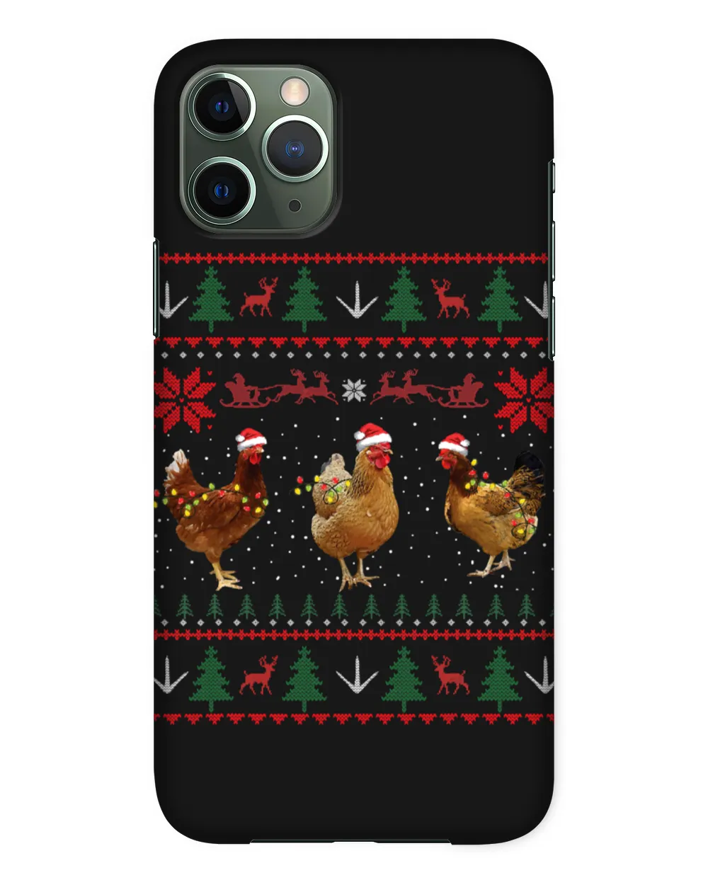 Chicken Ugly Christmas Sweater Funny Xmas 14 Hen Rooster