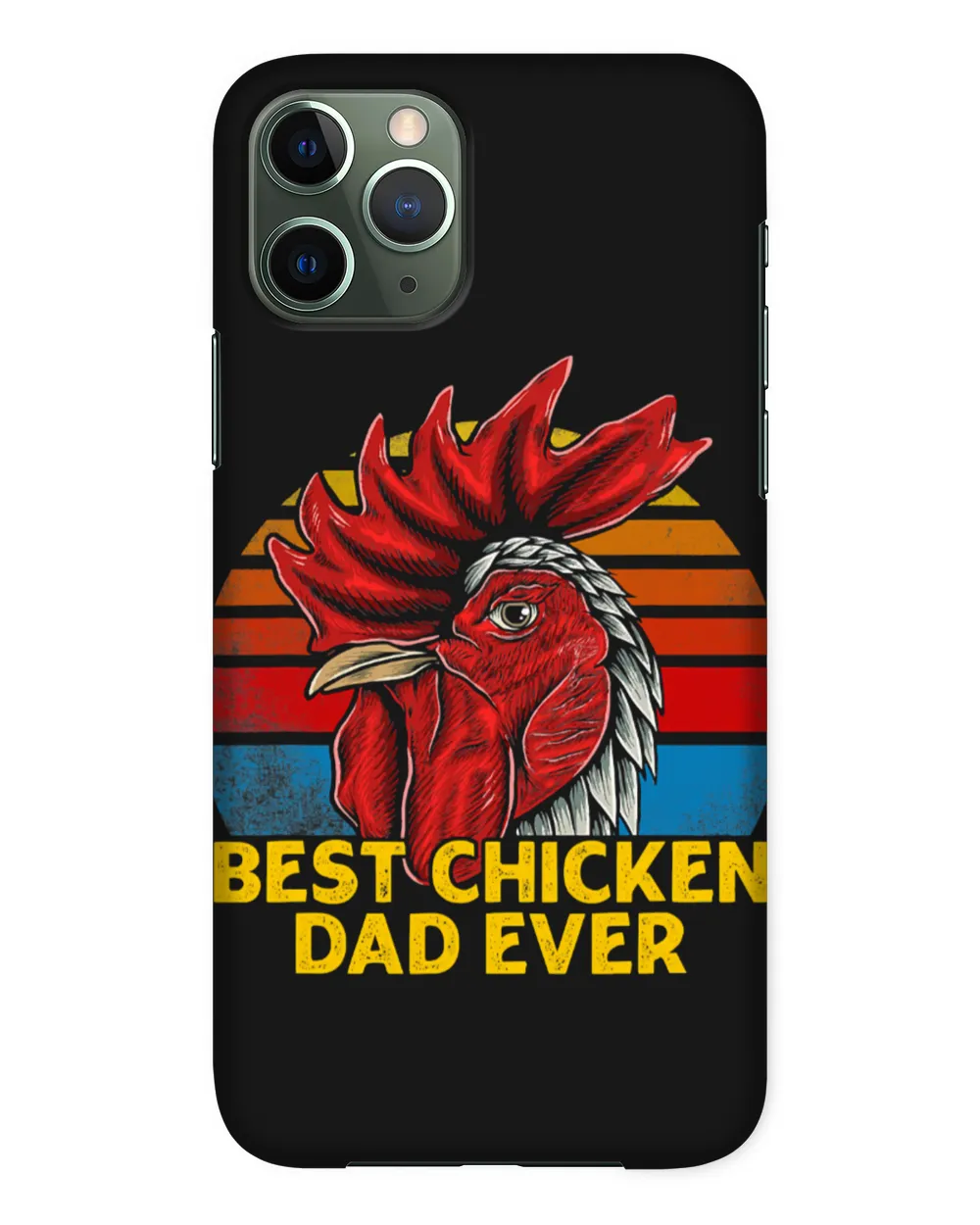 Chicken Vintage Best Chicken Dad Ever 256 Hen Rooster