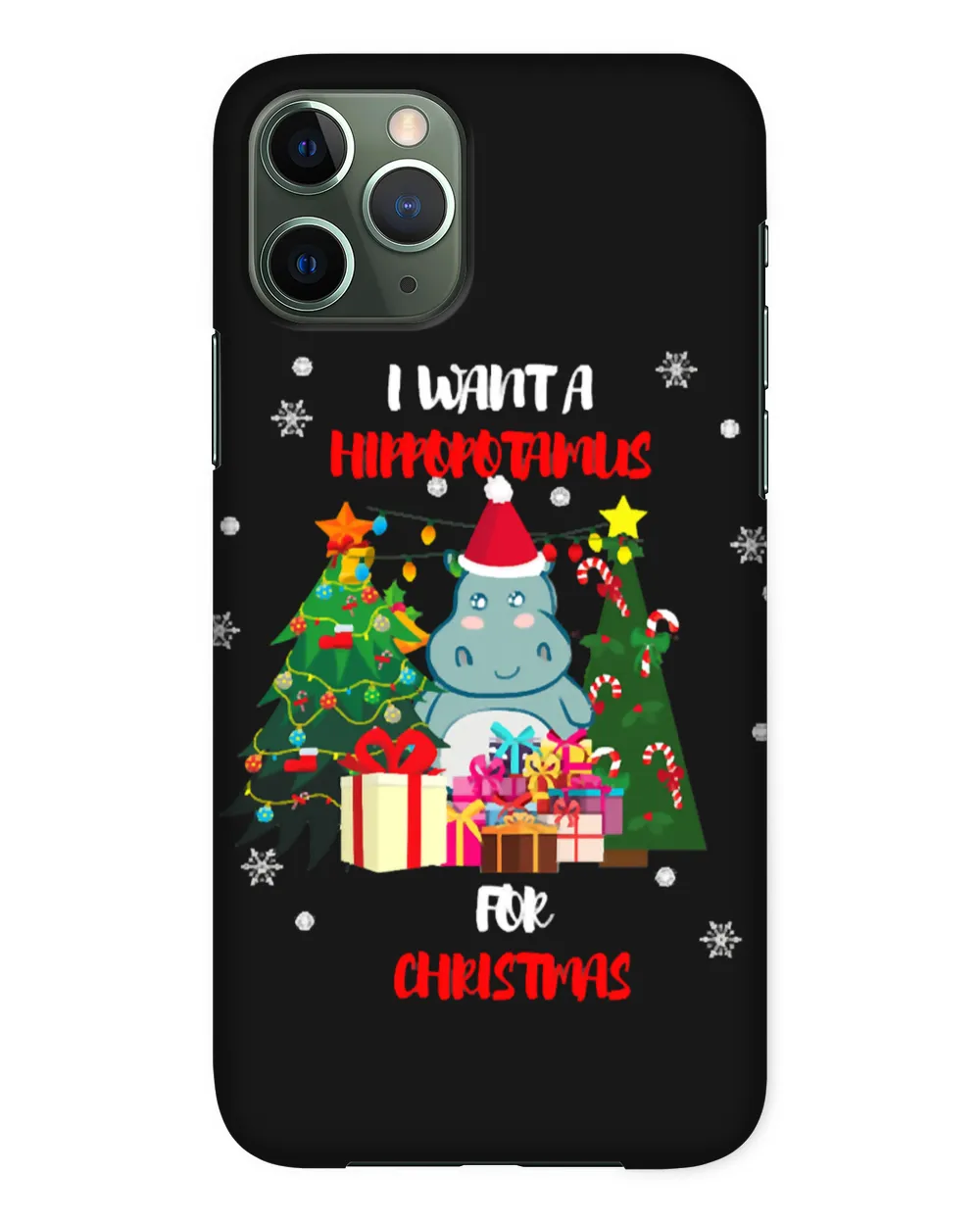 Hippopotamus I Want A Hippopotamus For Christmas Hippopotamus Xmas Tree 288 Hippo