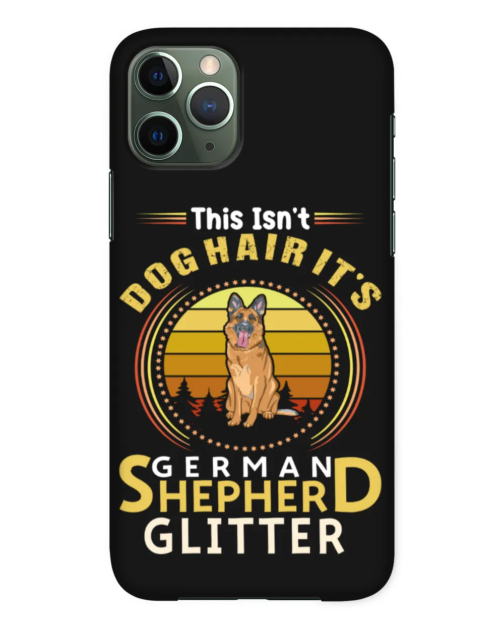 This Isn't Dog Hair It's German Shepherd Glitter Personalized Grandpa Grandma Mom Sister For Dog Lovers