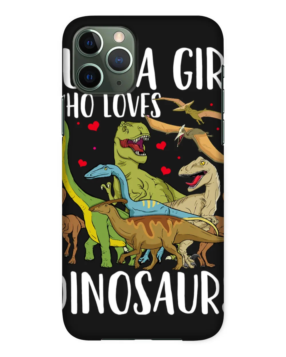 Dinosaur Just a Girl Who Loves Dinosaurs Brachiosaurus T-Shirt