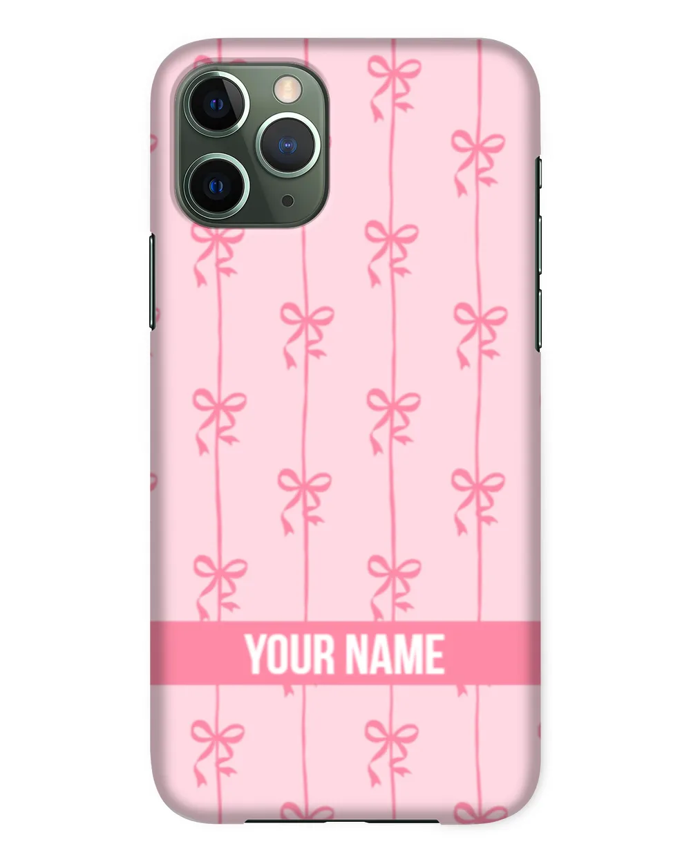 Pink Coquette Bows Modern Personalized Name Girly Case-Mate iPhone Case, Gifts For Girlfriend, Gifts Idea For Girlfriend