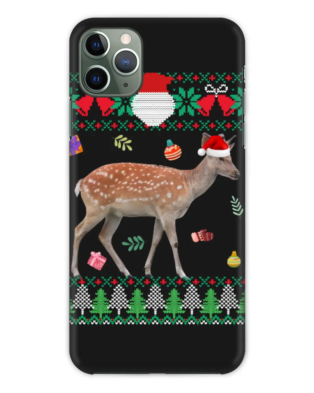 Christmas Animals Santa Deer