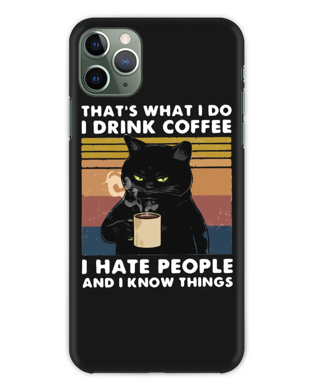 ETT178b I Drink Coffee I Hate People And I Know Things