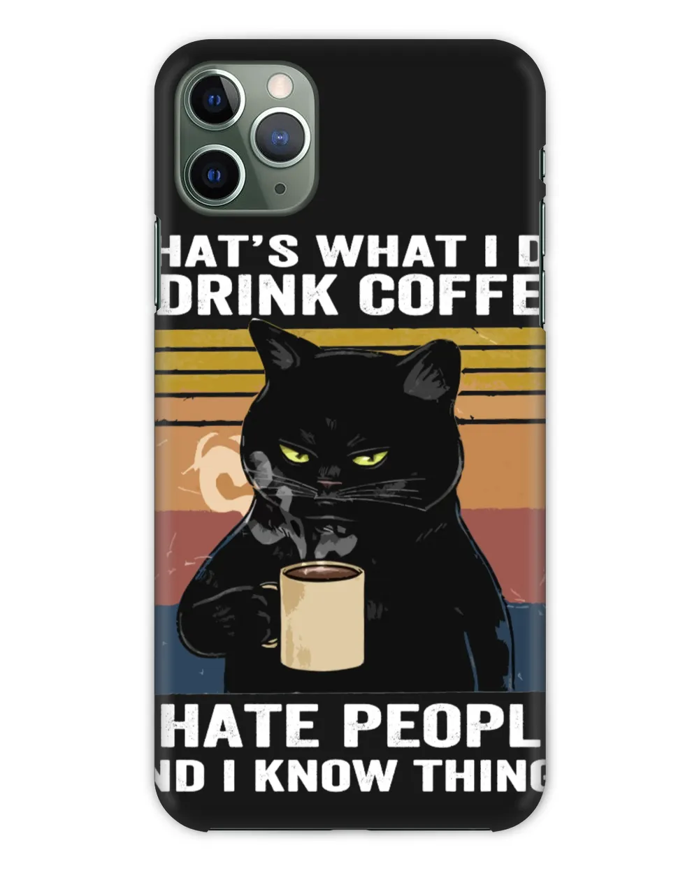 ETT178a I Drink Coffee I Hate People And I Know Things