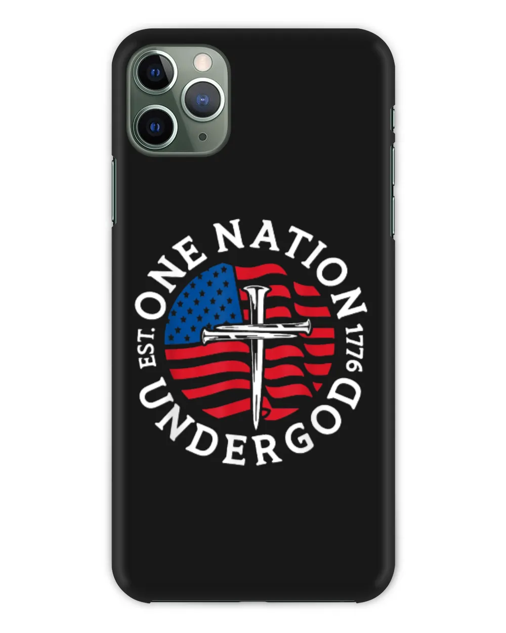 One Nation Under God Flag 4th Of July Patriotic Christian