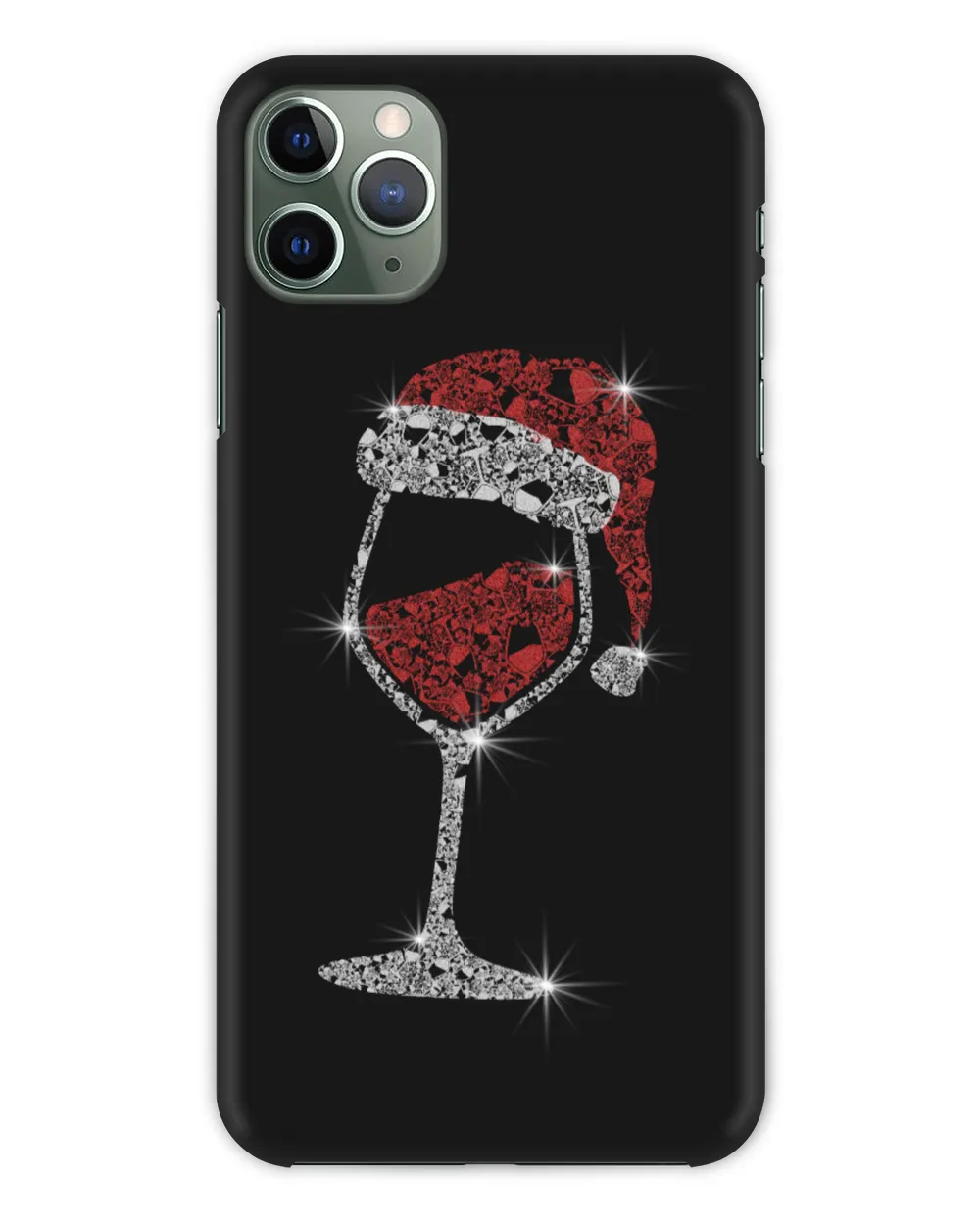 Miah830 Wine Glass Christmas