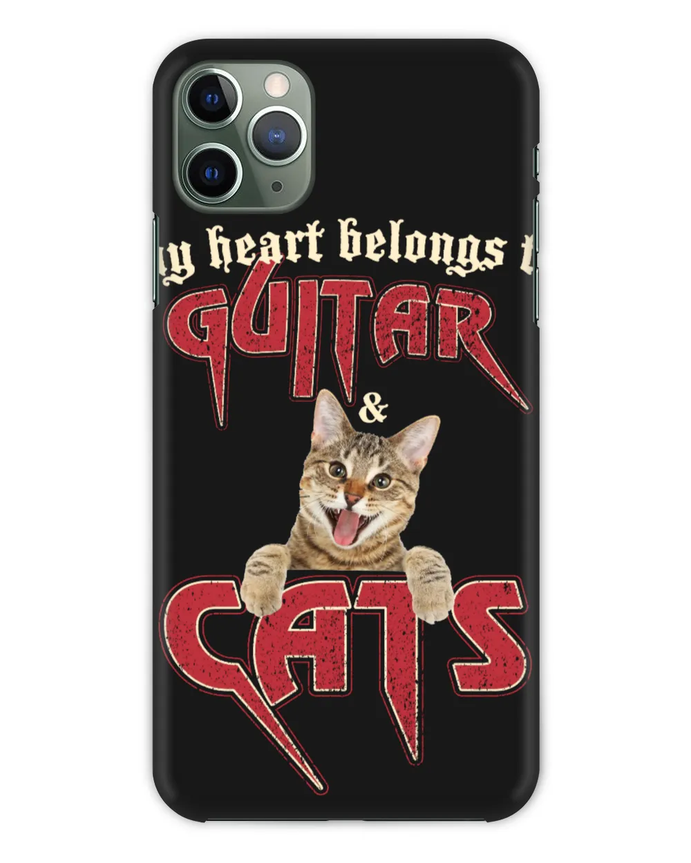 Miah719 My Heart Belongs To Guitar And Cats