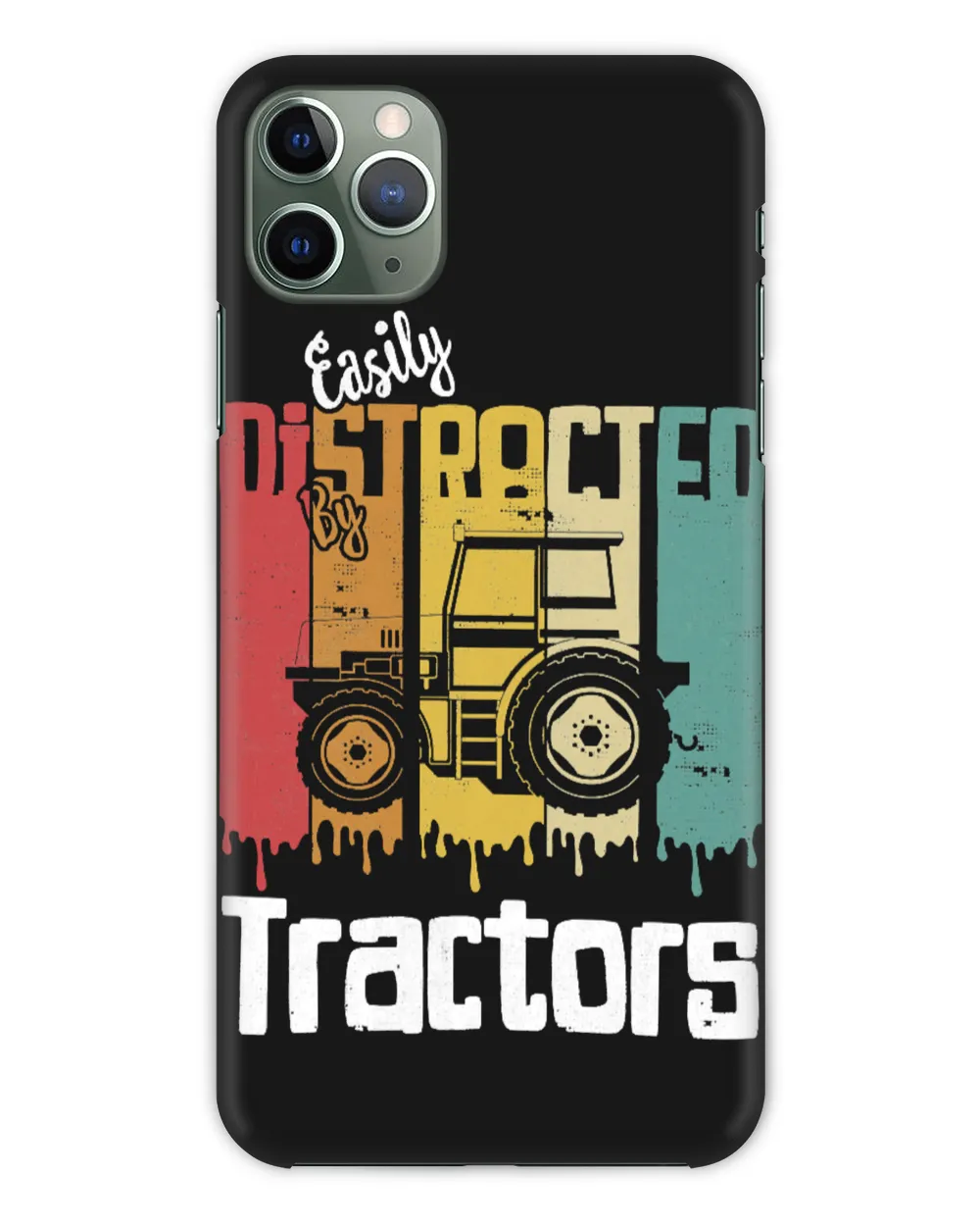 Tractor Easily Distracted By Tractors Retro Vintage Farmer 108 Tractor Farmer