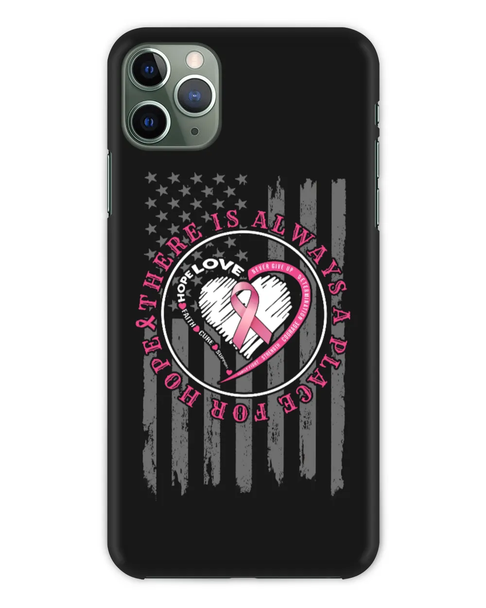 Breast Cancer Always A Place For Hope Flag Cancer Survivor