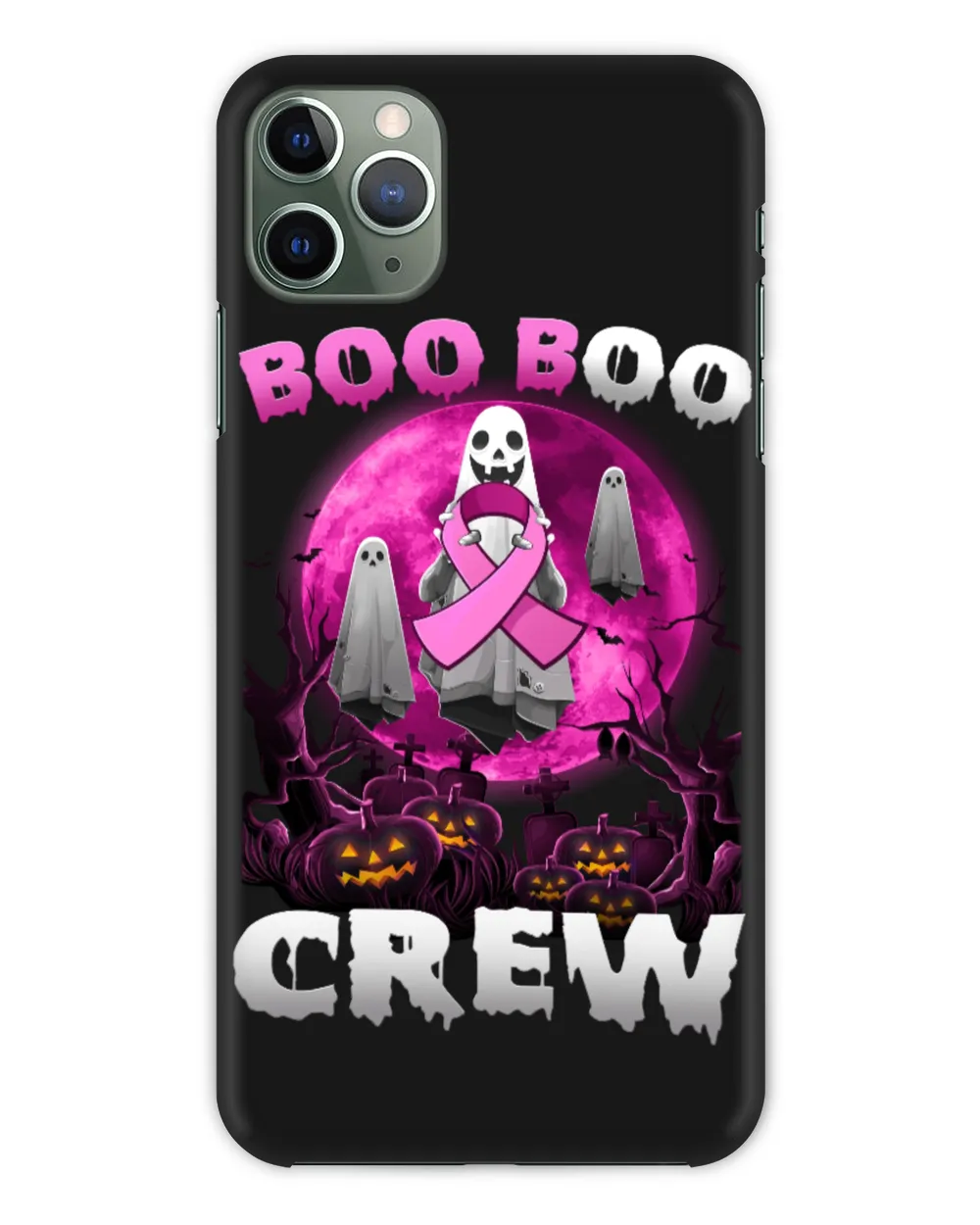 Breast Cancer BOO BOO CREW Halloween Cancer Survivor