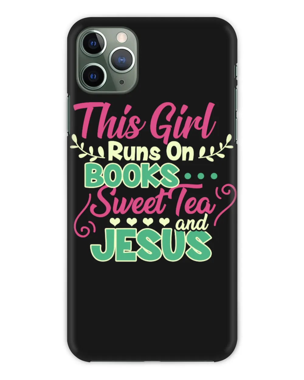 This Girl Runs On Books Sweet Tea And Jesus