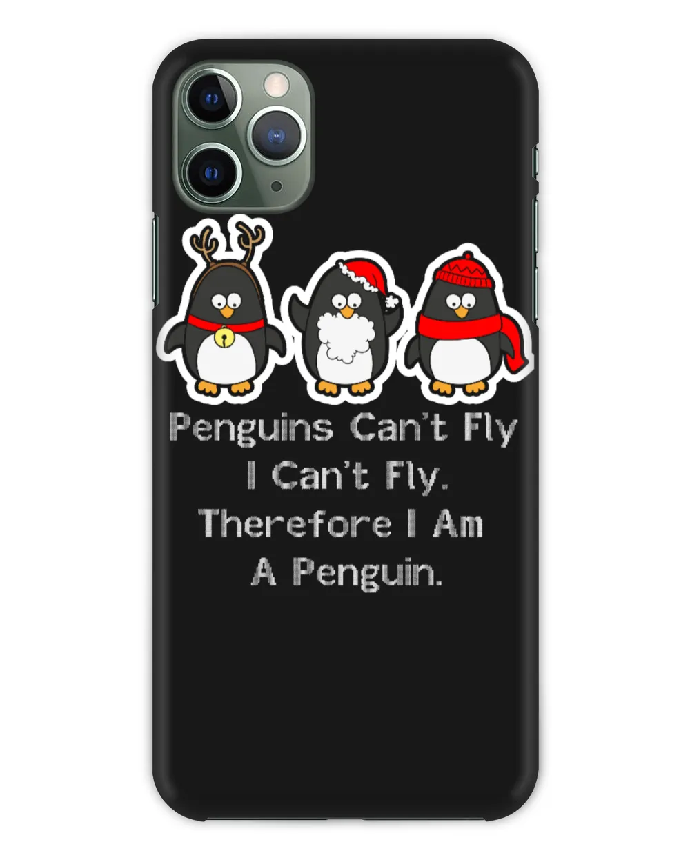 MiahH31 Christmas Can't Fly I Can't Fly Therefore I Am A Penguin