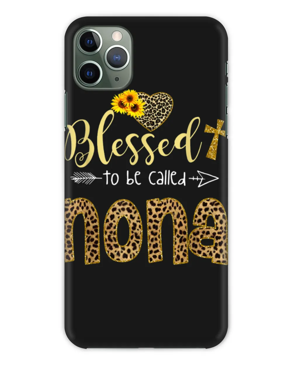 Blessed To Be Called Nona Leopard Sunflowers