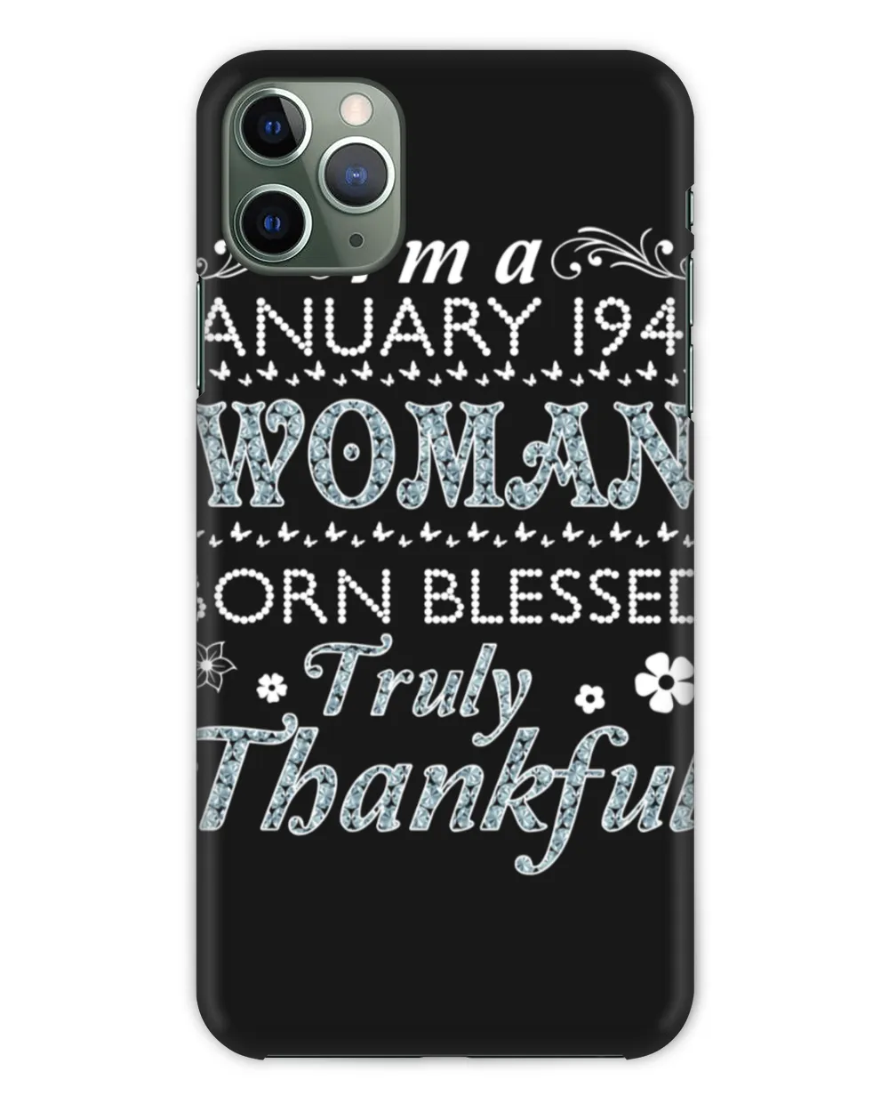 I M A January 1943 Woman Born Blessed Truly Thankful Happy