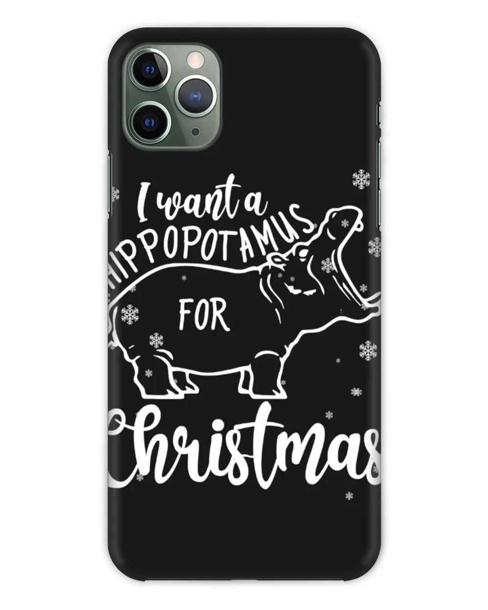 Hippopotamus I Want A Hippopotamus For Christmas Hippo Pajamas Xmas Tree 370 Hippo