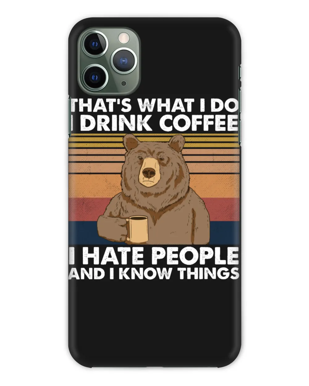 ETT401a I Drink Coffee I Hate People And I Know Things