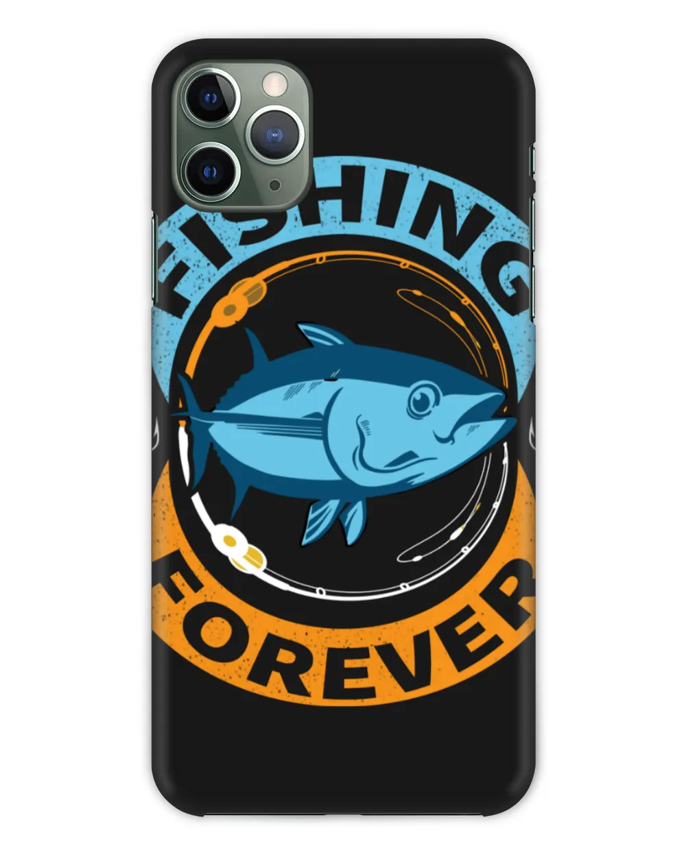Fishing Forever Retro Vintage