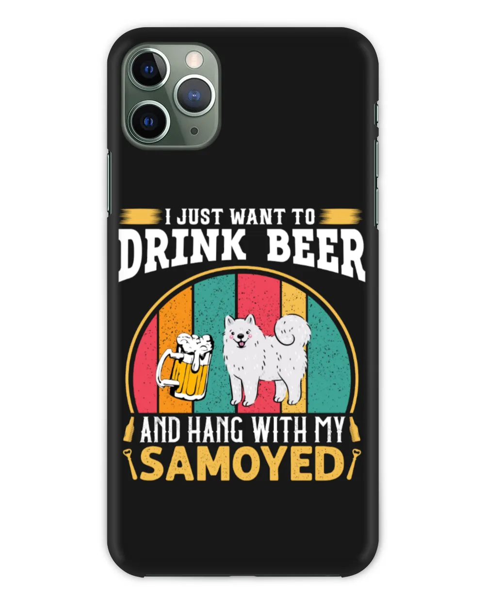 Samoyed Dog - I Just Want To Drink Beer And Hang With My Samoyed - Dogfather Mug