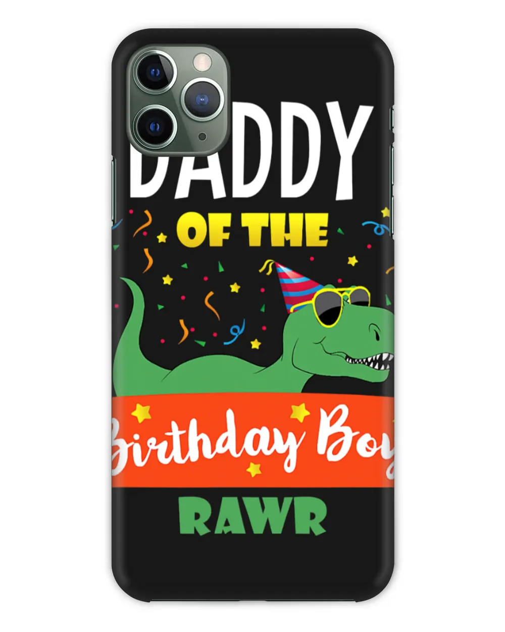 Daddy Dinosaur Shirt Funny Cute Birthday Boy Family Apparel T-Shirt