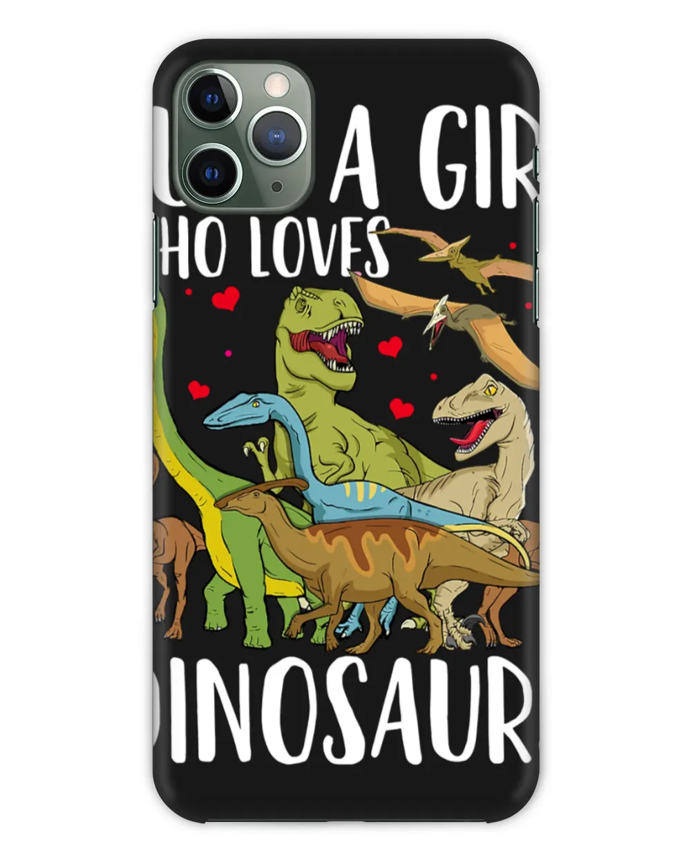 Dinosaur Just a Girl Who Loves Dinosaurs Brachiosaurus T-Shirt
