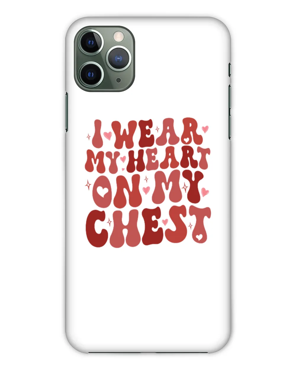 I Wear My Heart On My Chest Sweatshirt, Hoodies, Tote Bag, Canvas
