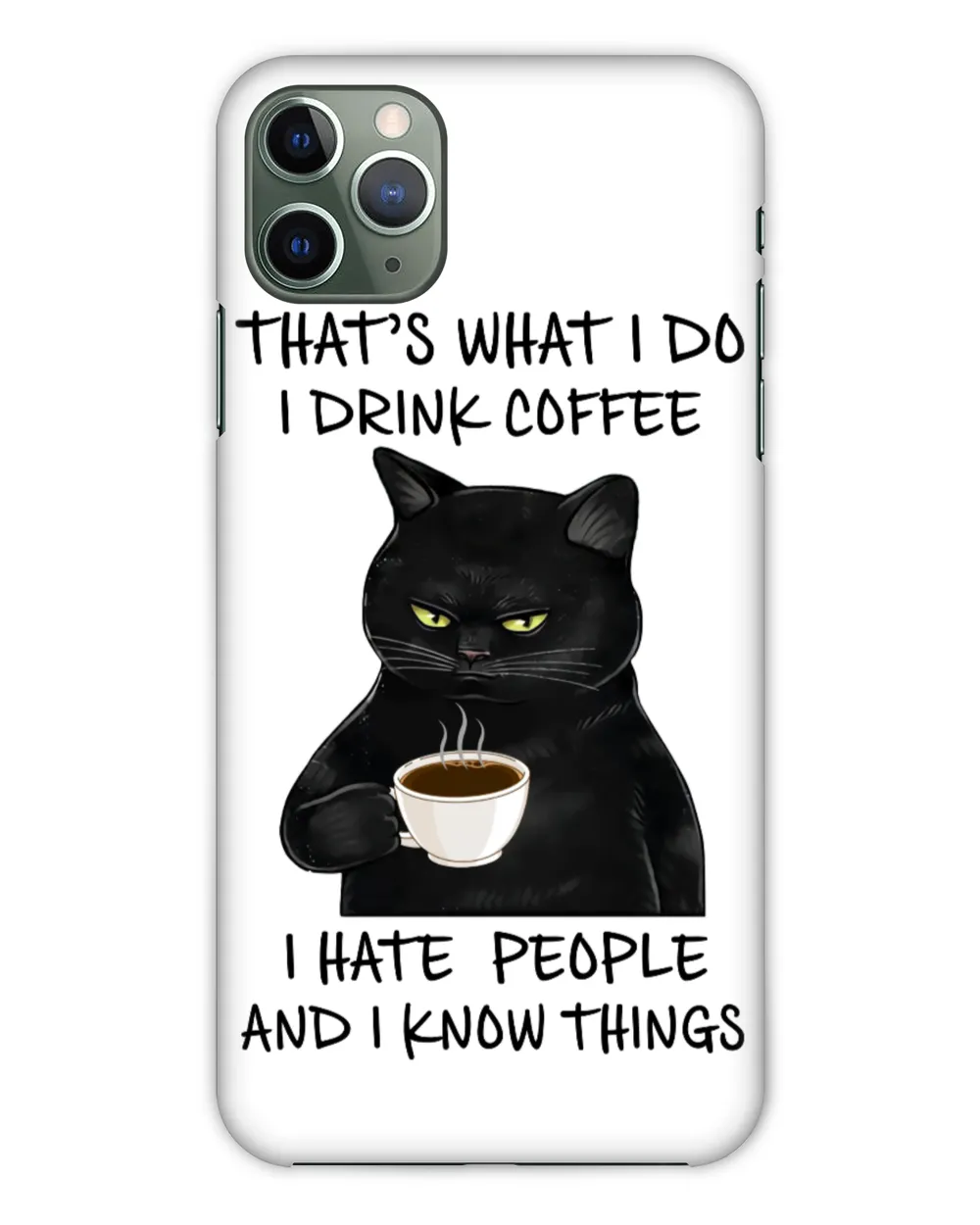 ETT300 That's What I Do I Drink Coffee I Hate People And I Know Things