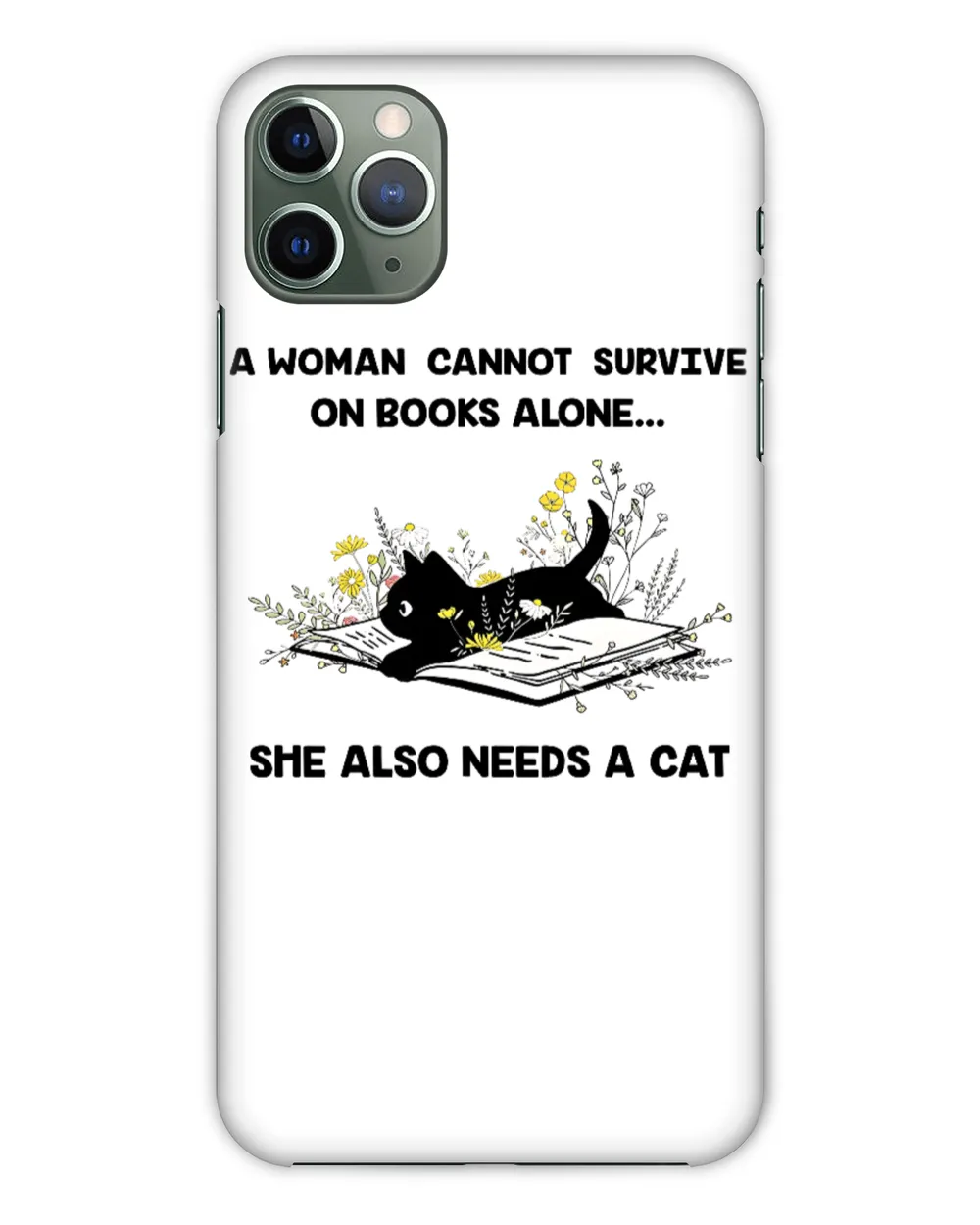 Miah865 A Woman Cannot Survive On Books Alone She Also Needs A Cat