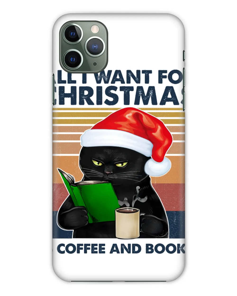 Miah887a All I Want For Christmas Is Coffee And Books Cat